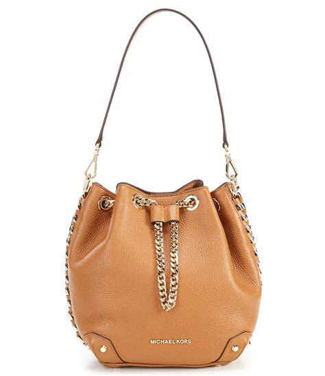 michael michael kors alanis large pebbled leather bucket bag|MICHAEL Michael Kors Alanis Pebble Leather Bucket Bag .